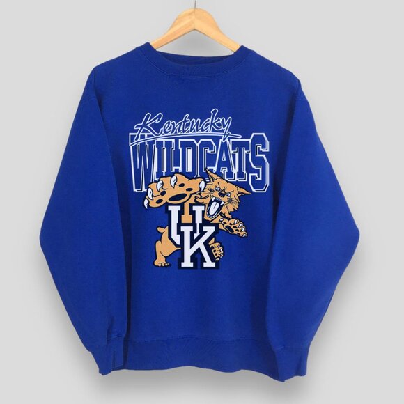 Vintage 90s NCAA Kentucky Wildcats Logo Shirt, University of Kentucky Wildcats - Picture 1 of 2